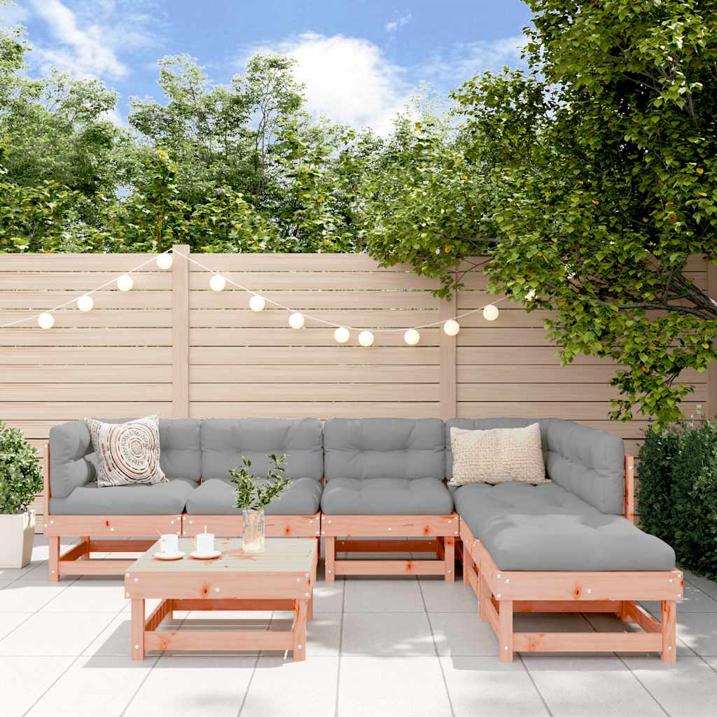 vidaXL 7-Piece Outdoor Lounge Set Solid Pine Wood