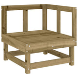 vidaXL 7-Piece Outdoor Lounge Set Solid Pine Wood