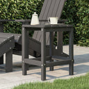 vidaXL Tuintafel Adirondack 38x38x46 cm HDPE blanc