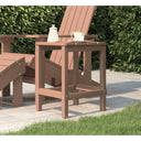 vidaXL Tuintafel Adirondack 38x38x46 cm HDPE blanc