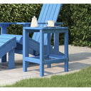 vidaXL Tuintafel Adirondack 38x38x46 cm HDPE blanc