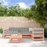 vidaXL 6-delige Loungeset massief grenenhout