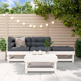 vidaXL 4-Piece Solid Pine Wood Lounge Set