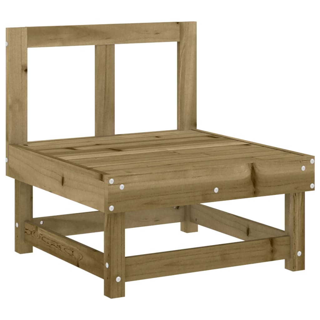 vidaXL 4-Piece Solid Pine Wood Lounge Set