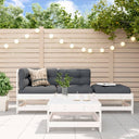 vidaXL 4-delige Loungeset massief grenenhout