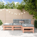 vidaXL 4-delige Loungeset massief grenenhout