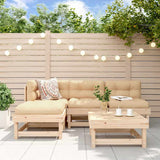vidaXL 5-delige Loungeset massief grenenhout