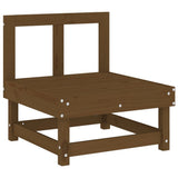 vidaXL 5-delige Loungeset massief grenenhout