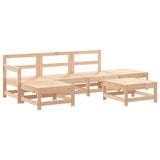 vidaXL 6-piece Lounge Set solid pinewood