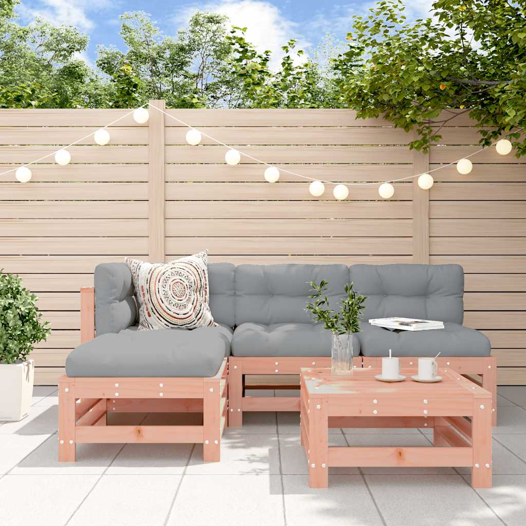 vidaXL 5-delige Loungeset massief grenenhout