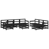 vidaXL 10-delige Loungeset massief grenenhout