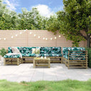 vidaXL 8-delige Loungeset massief grenenhout