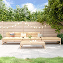 vidaXL 4-Piece Lounge Set Solid Pinewood
