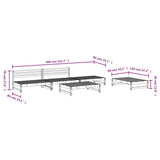 vidaXL 5-Piece Lounge Set Solid Pine Wood