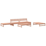vidaXL 5-delige Loungeset massief grenenhout