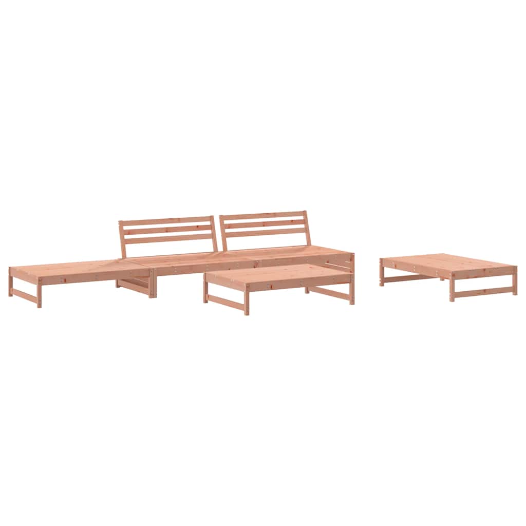 vidaXL 5-delige Loungeset massief grenenhout