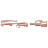 vidaXL 6-delige Loungeset massief grenenhout