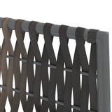vidaXL 3-delige Tuinset met kussens poly rattan en staal