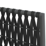 vidaXL 5-delige Tuinset met kussens poly rattan en staal
