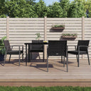 vidaXL Tuinstoelen 4 st met kussens 56,5x57x83 cm poly rattan bruin