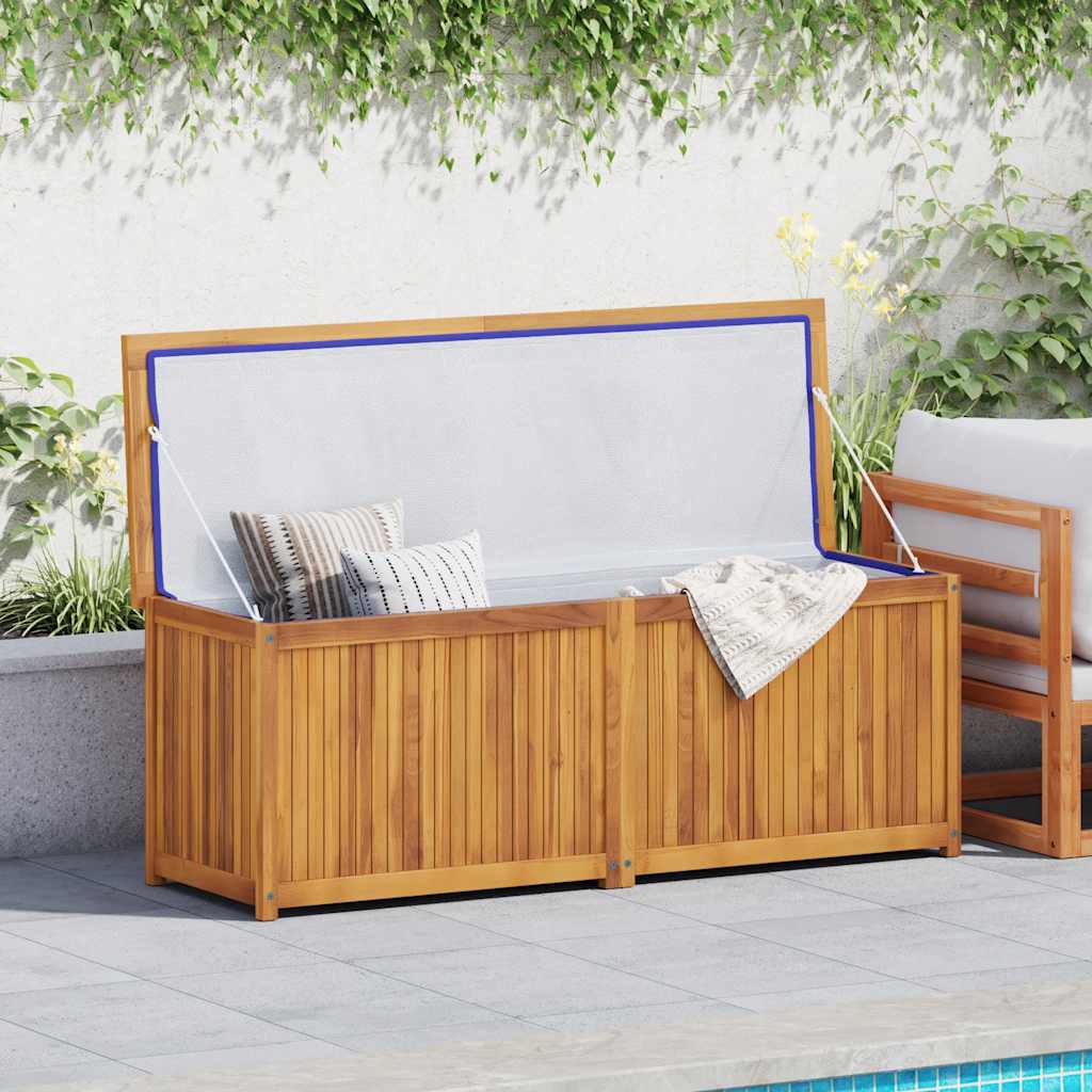 vidaXL Opbergbox 60x50x58 cm massief teakhout