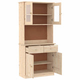 vidaXL Hoge kast ALTA 77x35x165 cm massief grenenhout