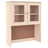 vidaXL Hoge kast ALTA 77x35x165 cm massief grenenhout