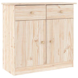 vidaXL Hoge kast ALTA 77x35x165 cm massief grenenhout