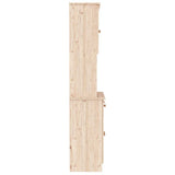 vidaXL Hoge kast ALTA 77x35x165 cm massief grenenhout