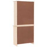 vidaXL Hoge kast ALTA 77x35x165 cm massief grenenhout