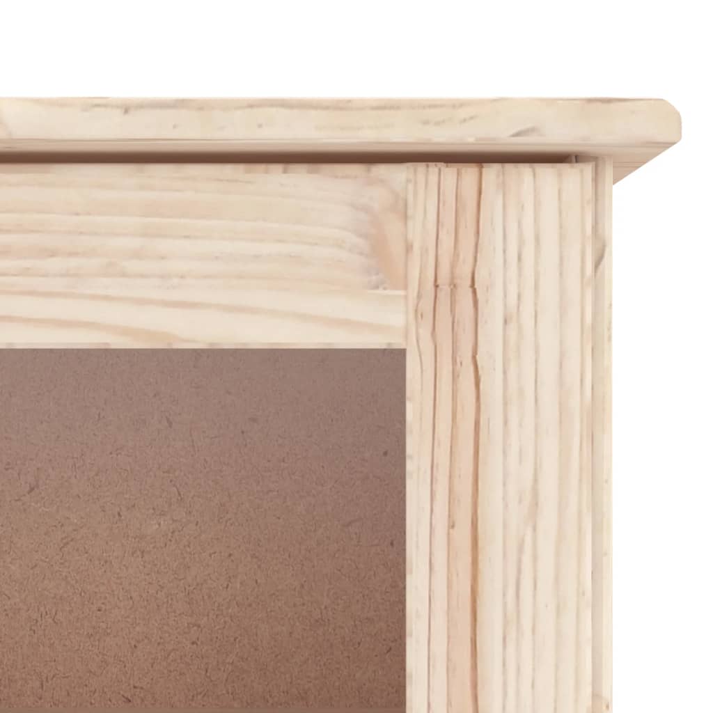vidaXL Hoge kast ALTA 77x35x188 cm massief grenenhout