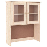 vidaXL Hoge kast ALTA 77x35x188 cm massief grenenhout