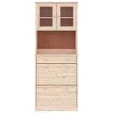 vidaXL Hoge kast ALTA 77x35x188 cm massief grenenhout