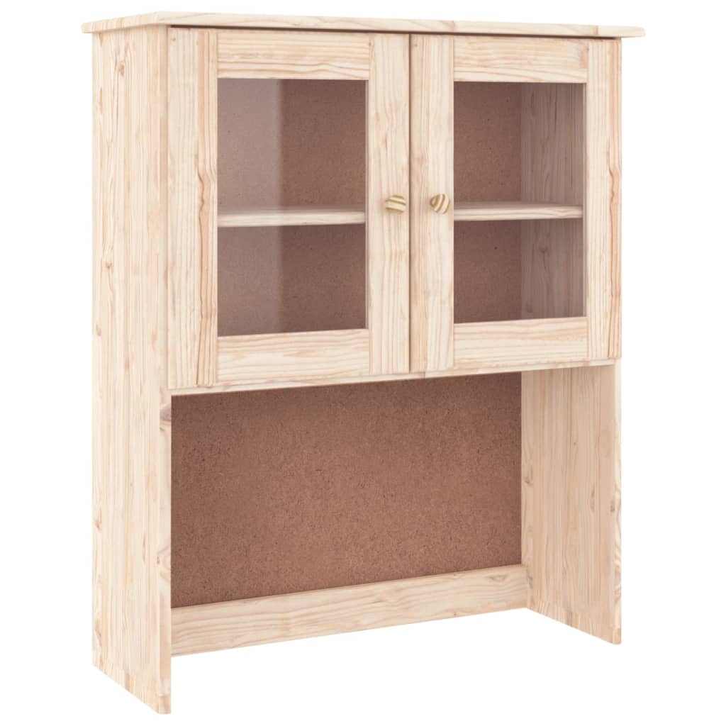 vidaXL Hoge kast ALTA 77x35x188 cm massief grenenhout