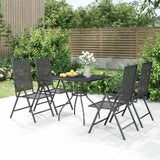 vidaXL 3-delige Tuinset staal antracietkleurig