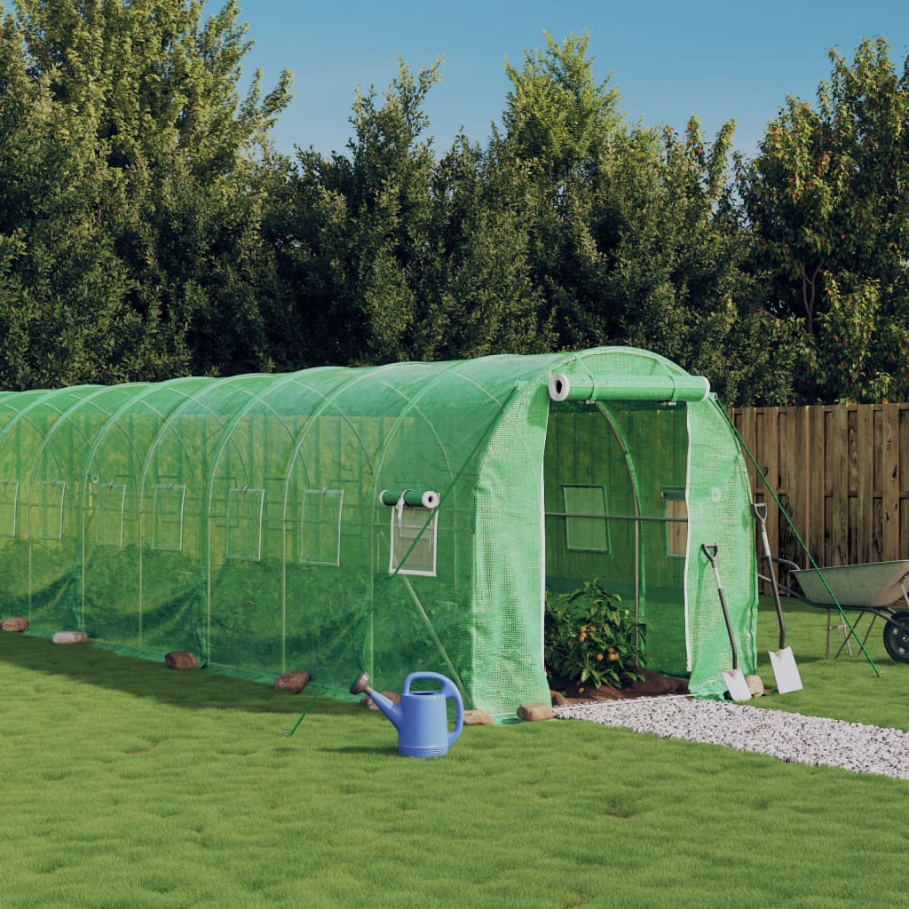 vidaXL Tuinkas met stalen frame 8 m² 4x2x2 m