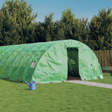 vidaXL Tuinkas met stalen frame 20 m² 5x4x2,3 m groen