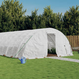 vidaXL Tuinkas met stalen frame 20 m² 5x4x2,3 m groen