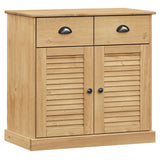 vidaXL Hoge kast VIGO 78x40x175 cm massief grenenhout