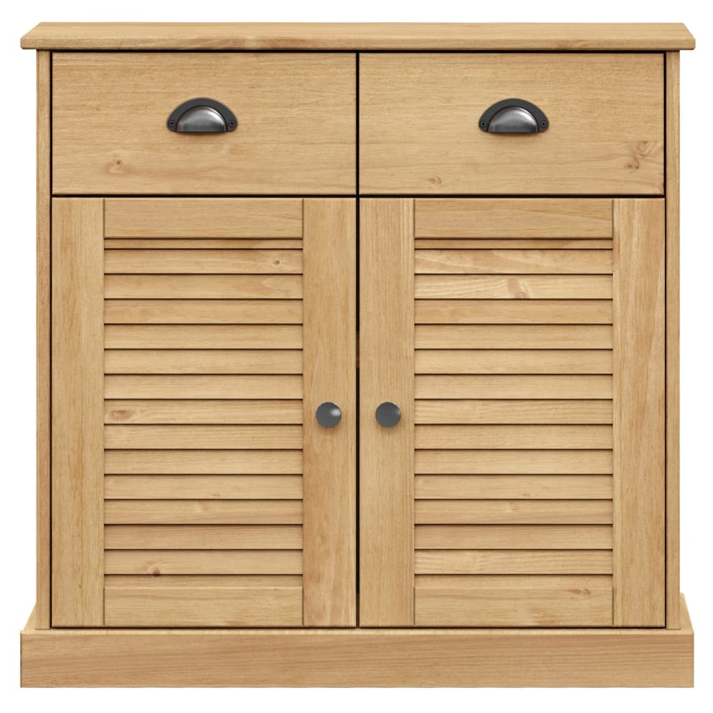 vidaXL Hoge kast VIGO 78x40x175 cm massief grenenhout
