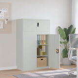 vidaXL Filing Cabinet 90x40x110 cm Steel White