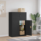 vidaXL Filing Cabinet 90x40x110 cm Steel White