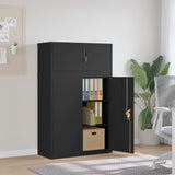 vidaXL Filing Cabinet 90x40x110 cm Steel White