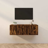 vidaXL Tv-wandmeubels 2 st 57x34,5x40 cm wit