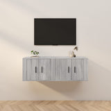 vidaXL Tv-wandmeubels 2 st 57x34,5x40 cm wit