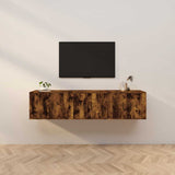 vidaXL Tv-wandmeubels 2 st 57x34,5x40 cm wit