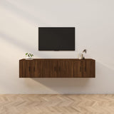 vidaXL Tv-wandmeubels 2 st 57x34,5x40 cm wit