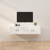 vidaXL Tv-wandmeubels 2 st 57x34,5x40 cm wit