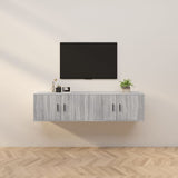 vidaXL Tv-wandmeubels 2 st 57x34,5x40 cm wit