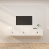 vidaXL Tv-wandmeubels 2 st 57x34,5x40 cm wit